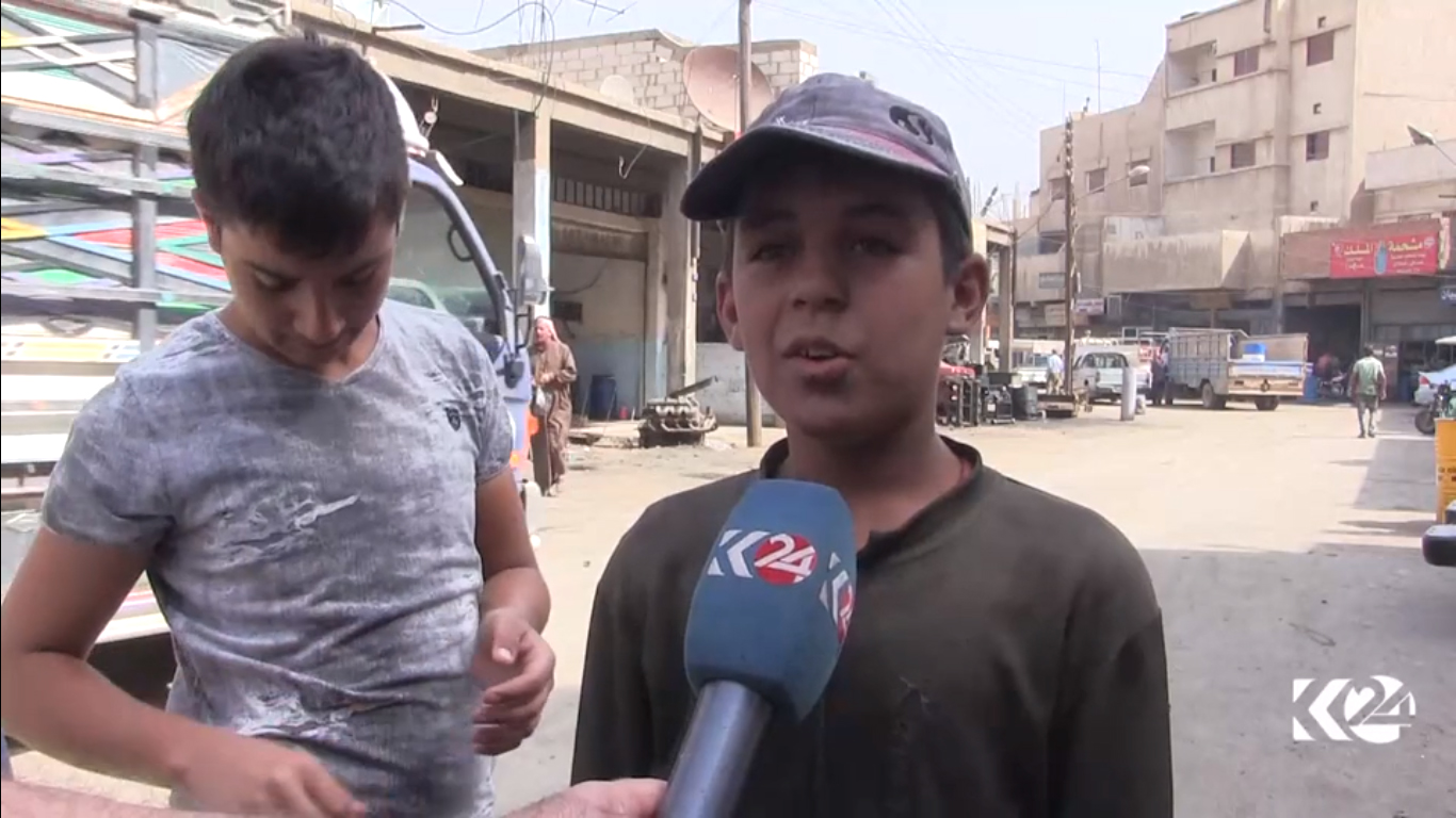 بالصور..اطفال سوريون كبروا قبل اوانهم ويعيلون اسرا كاملة